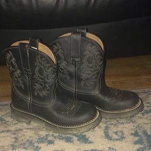 Ariat fatbaby black boots